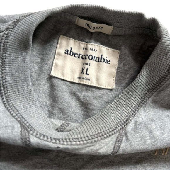 Abercrombie Kids Gray Long Sleeve Tee – XL - Picture 2 of 4